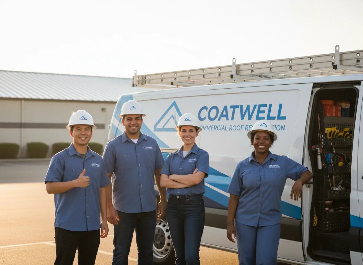 Commercial roof coating company in Hoven, SD